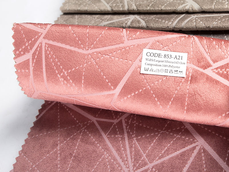 Țesătură Jacquard vopsită cu fire cu ștampilare cu folie de catifea