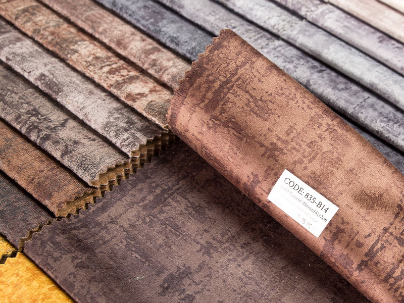 Țesătură de catifea laminată de înaltă calitate, perfectă pentru tapițerie și decor pentru casă