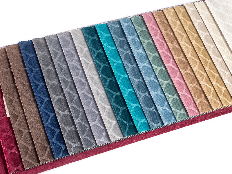 Țesătură de catifea în relief vopsită de înaltă calitate pentru decor pentru casă