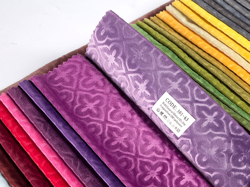 Țesătură de catifea în relief de înaltă calitate pentru design interior