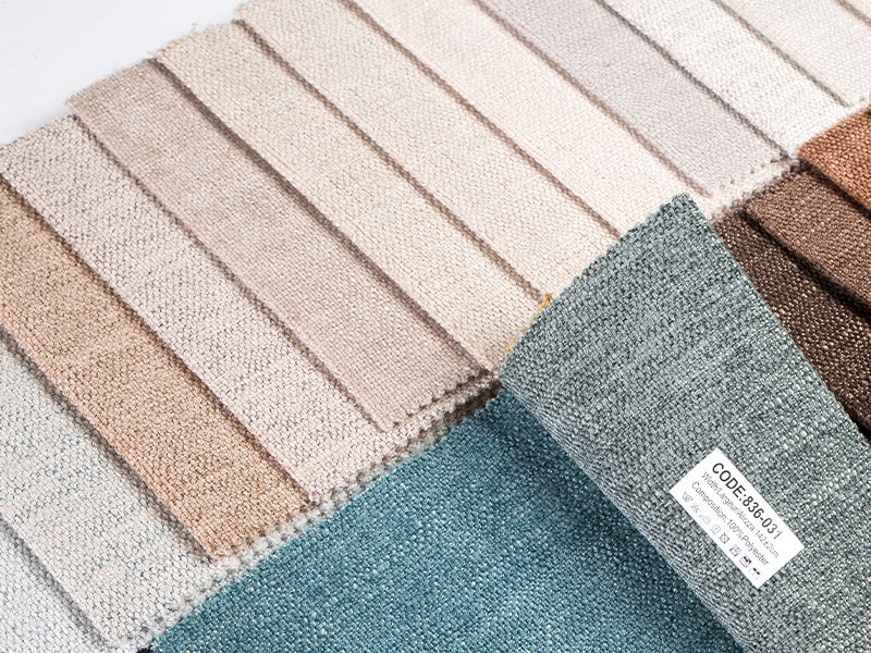 Țesătură moale și luxoasă de chenilie simplă pentru canapea și aruncări